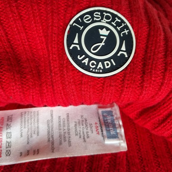**SOLD**Red Jacadi Toque 53 cm/21" - Picture 4 of 9